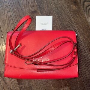 Kate Spade Scarlet Leather Convertible Crossbody Wallet
